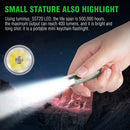 SST20 LED Flashlights Waterproof 400LM Outdoor Camp Pocket Keychain Light Torch