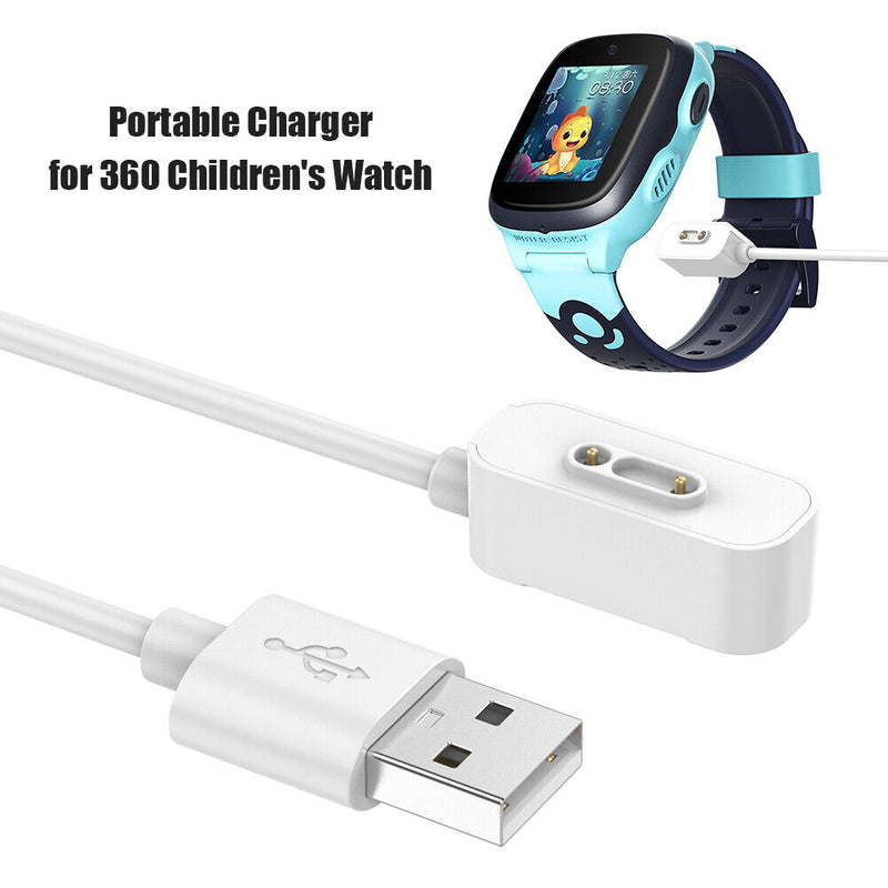 For 360 8X/9X PRO/M1/P1 Child Smartwatch Charger Watch Power Dock (White) Newly