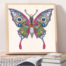 5D DIY Partial Special Shaped Diamond Painting Butterfly Poster Kit (UP266)
