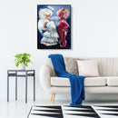 Angel Devil Cross Stitch Mosaic Embroidery 5D Full Drill DIY Diamond Painting