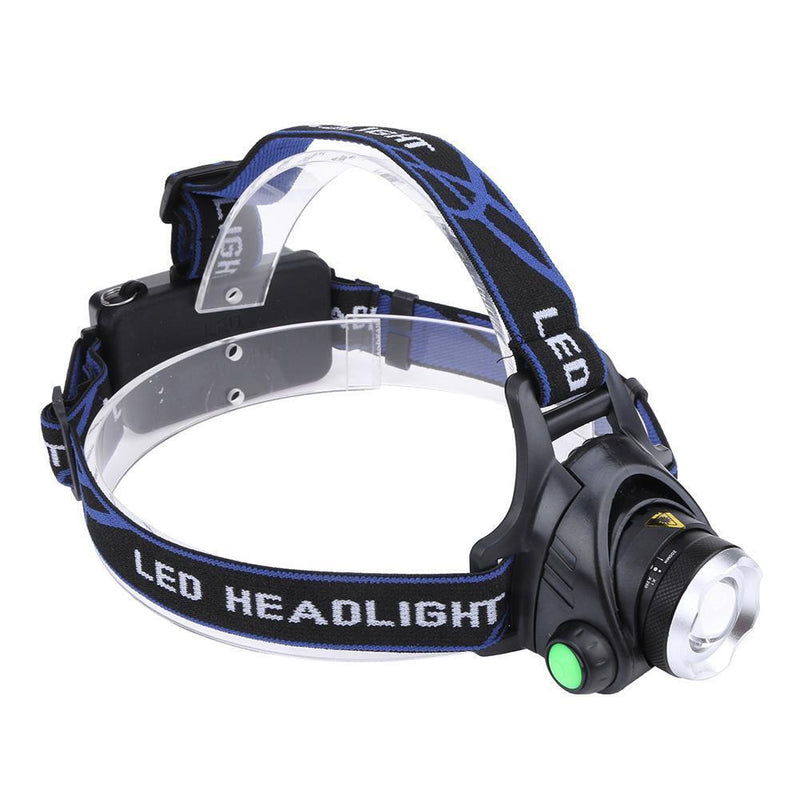 T6 Zoom Waterproof Headlamp Fishing Miner Head Torch Chargeable Headlight Newly