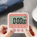 Digital Stopwatch Kitchen Countdown Timer Alarm Reminder Clock (Pink)