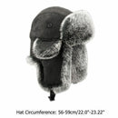 Russian Cossack Ski Cap Faux Fur Earflap Earflap Bonnet Bomber Hats Trapper Hat