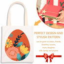 Women Fashion Large Capacity Shoulder Bags Lady Canvas Flower Egg Travel Bag