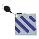 Golf Ball Cleaning Bag with Buckle Double-Sided Golf Wiping Towel (Blue)