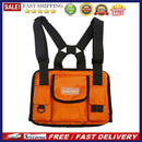 Punk Women Oxford Cloth Vest Bag Street Hip Hop Sport Solid Chest Shoulder Packs