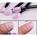 Nail Care Tools Dead Skin Remover Nail File Pen Double-ended Cuticle Pusher