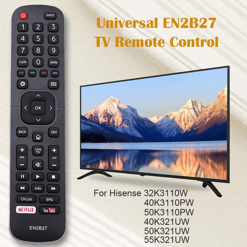 5pcs EN2B27 TV Remote Control for Hisense 32K3110W 40K3110PW 50K3110PW