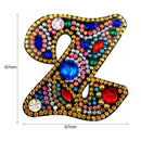 DIY Key Chain Diamond Painting Letters Women Bag Keyring Pendant Gift (Z) Newly