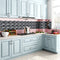 Retro Floor Tiles Wall Stickers Self-adhesive Decals for Kitchen (MSC066) Newly