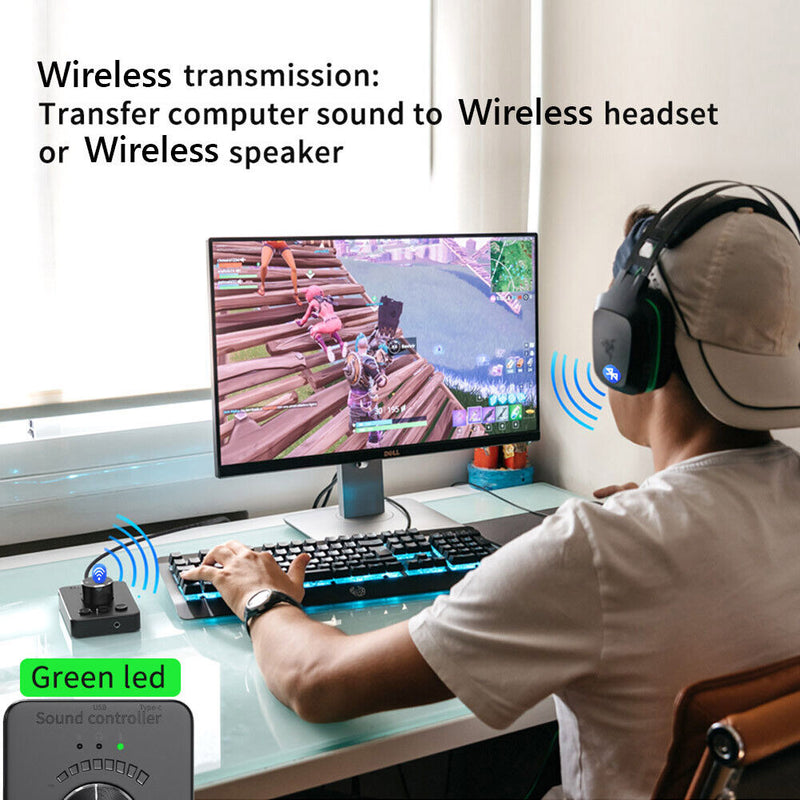 3 Modes Bluetooth-compatible 5.1 External Multimedia Computer Volume Controller