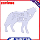 Wolf, Cutting the DIY Craft Stencils Decor Tool Set Sc