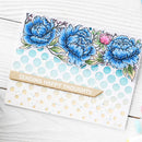DIY Carbon Steel Flower Circle Frame Cutting Dies Embossing Paper for Card Decor