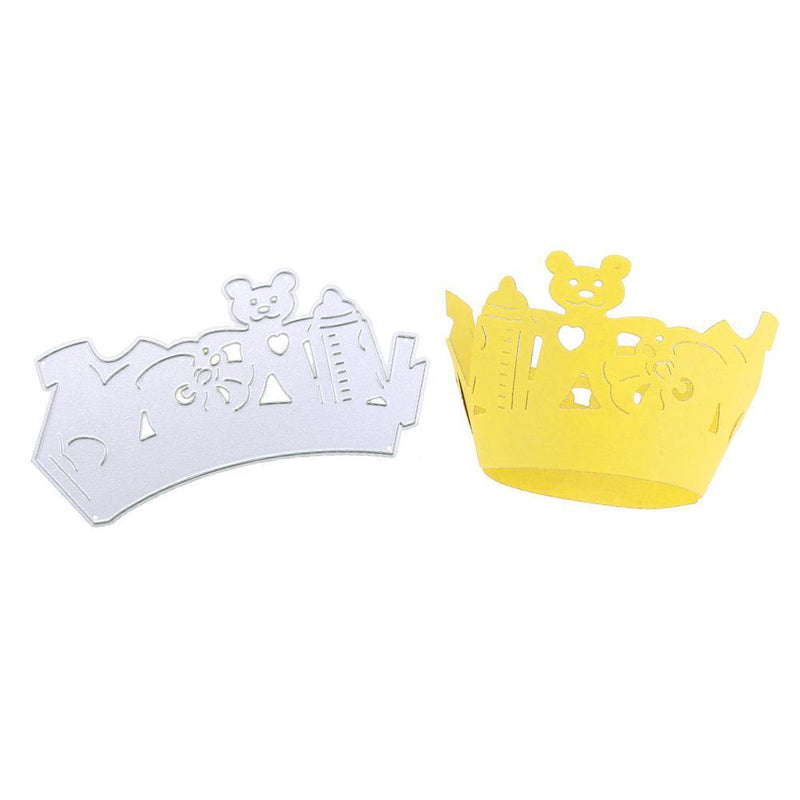 DIY Baby Care Bottle Mold Cutting Dies Scrapbooking Metal Paper Card