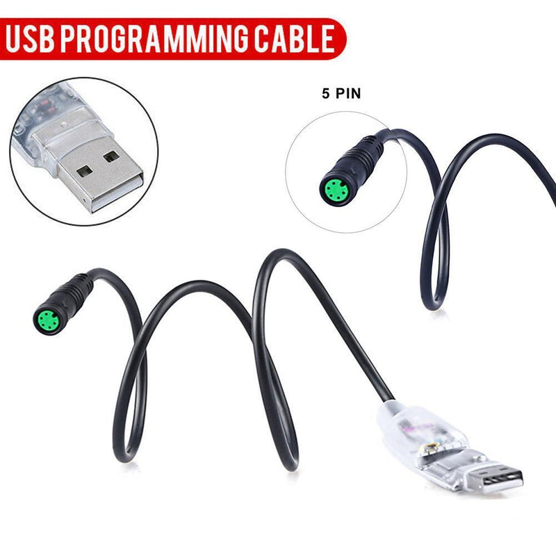 USB Programming Cable For BAFANG Mid Drive BBS BBSHD Motor  E-bike Wiring 5 Pin\
