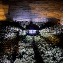 Solar Post Cap Lamp LED Waterproof Outdoor Deck Light Garden Decor (Black) Newly
