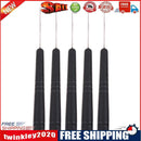 5pcs/set Plastic Handle Sealing Crochet Hooks Knitting Sewing Needles(Black