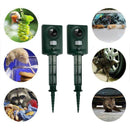 Dog Deterrent Outdoor Pest Repellent Ultrasonic Animal Repeller Bird Fox Scarer