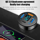3 USB+PD Car Charger 66W Quick Charge 4-Port Fast Charging Phone Charger~