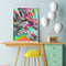 Apricot Flower Oil Painting By Numbers Canvas Coloring Picture Set No Frame