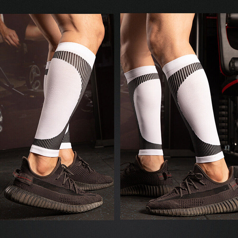 Running Compression Socks Legging Sleeves Sports Protective Calf Leg Guard Pa