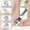 Foot Scraper File Hard Skin Remover Foot Callus Shaver Pedicure with 10 Blades