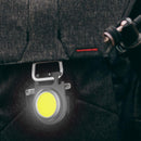 USB Keychain Flashlight Emergency Camping Hiking Work Light Corkscrew (B)