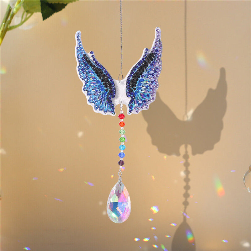 DIY Crystal Point Drill Light Catcher 5D Diamond Painting Wall Hanging Ornament