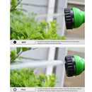 Adjustable Watering Gun Garden Hose Nozzle Lawn Car Washer Sprayer (Green)