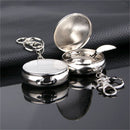 Round Shaped Smoking Accessories Cigarette Supplies Key Chain Cigarette Ashtray