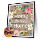5D DIY Diamond Painting Flower Grass Full Drill Rhinestone Mosaic Art Picture