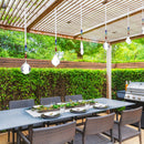 Crystal Ornaments 3 Pack Clear Glass Crystal Hanging Decoration with Chain