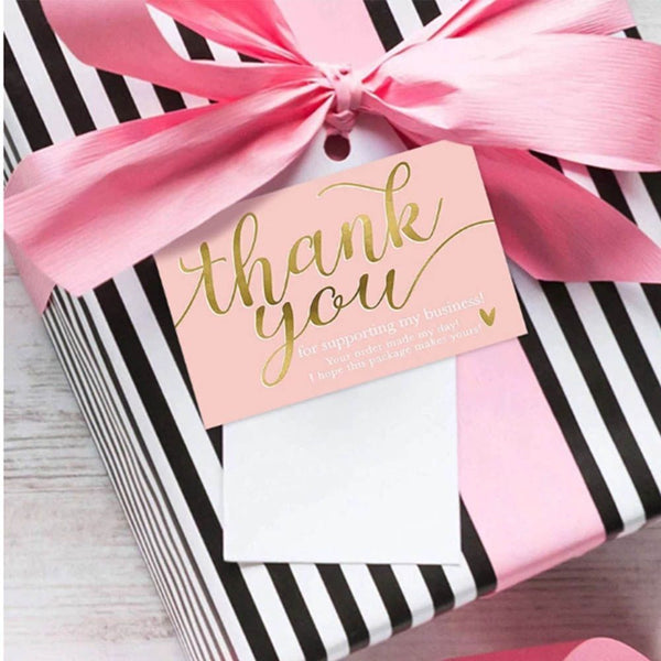 Wedding Company Gift From Seller Stand By Me Small Business Card Thank You Card