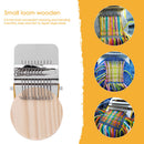 Wooden Small Loom Mender Handmade Household Clothes Mending Weaving Knit Tools