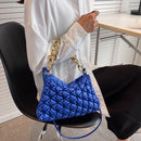 Fashion Pleated Quilted Purses Women Handbags Chain Shoulder Crossbody Handbag