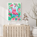 30x40cm 5D DIY Full Round Drill Diamond Painting Flamingo Animals Home Art Decor