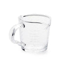 70ml Heat Resistant Double Spout Glass Coffee Measuring For Kitchen Home X9O2
