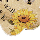 Welcome Door Sign, Sunflowers Bee Plaque (Home is Where Your Honey is) Newly