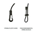 2PCS Kayak Canoe Paddle Leash Clips Safety Fishing Rod Holder Lanyard Q6K8