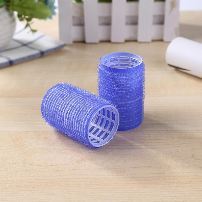 12pcs Self Grip Hair Rollers Hairdressing Home Use DIY Hair Curlers (40mm) Newly