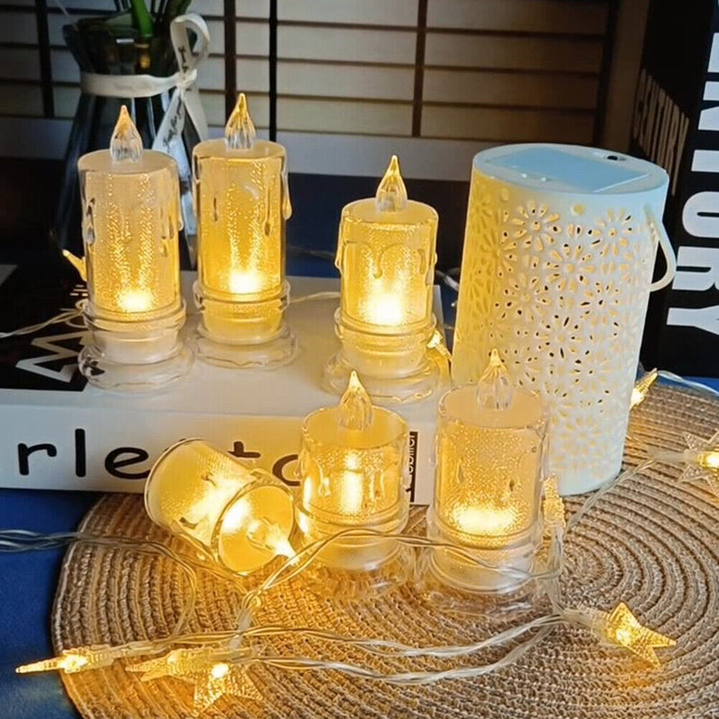 #A LED Flameless Candle Lights Electronic Tea Lights Ornament Wedding Home Decor