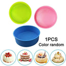 8 inches Round Silicone Non stick Cake Pan Bread Baking Mould For Kitchen G3Q8