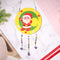 Santa Claus Hanging Pendants DIY Paint By Numbers Kit Handmade Decoration Crafts