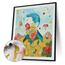 Flower Personification Oil Paint By Numbers DIY Acrylic Painting Home Decoration