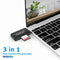 YC-432 Memory Card Reader USB C to USB 3.0 OTG Adapter for Laptop Phone Newly