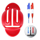 Golf Ball Line Liner Marker Pen Alignment Marks Tool Training Aids (Red) Newly