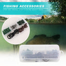 Fishing Gear Carp Fishing Box with Silicone Tube Hook Pins Terminal Tackle Rigs