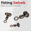 10x Fishing Swivels Ball Bearing Rolling Connector Carp Fishing Tackle (S)