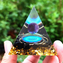 Orgonite Crystal Orgone Pyramid Reiki Energy Healing Chakra Yoga Meditation Gift