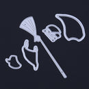 Witch DIY Metal Stencil Scrapbook Craft Embroidery Cutting Die-161940